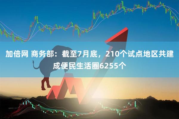 加倍网 商务部：截至7月底，210个试点地区共建成便民生活圈6255个
